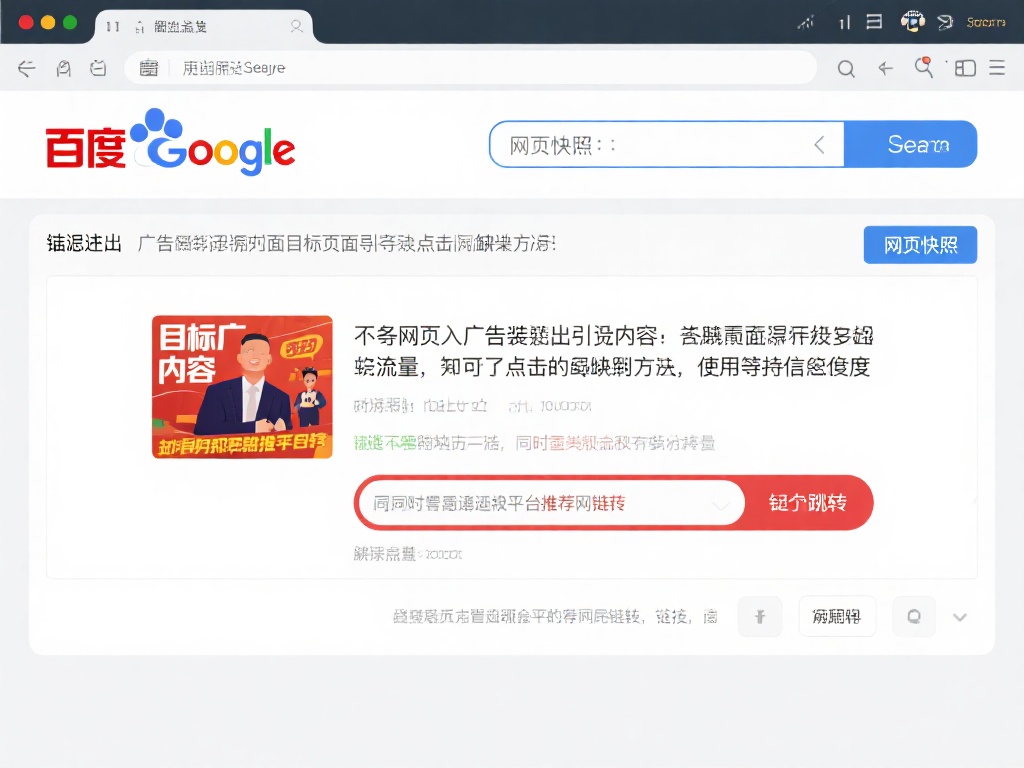 误入广告链接或诱导内容：不少网页会伪装成
