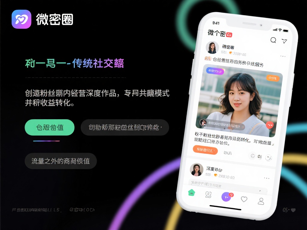 相较于传统社交平台，微密圈还提供了更多个